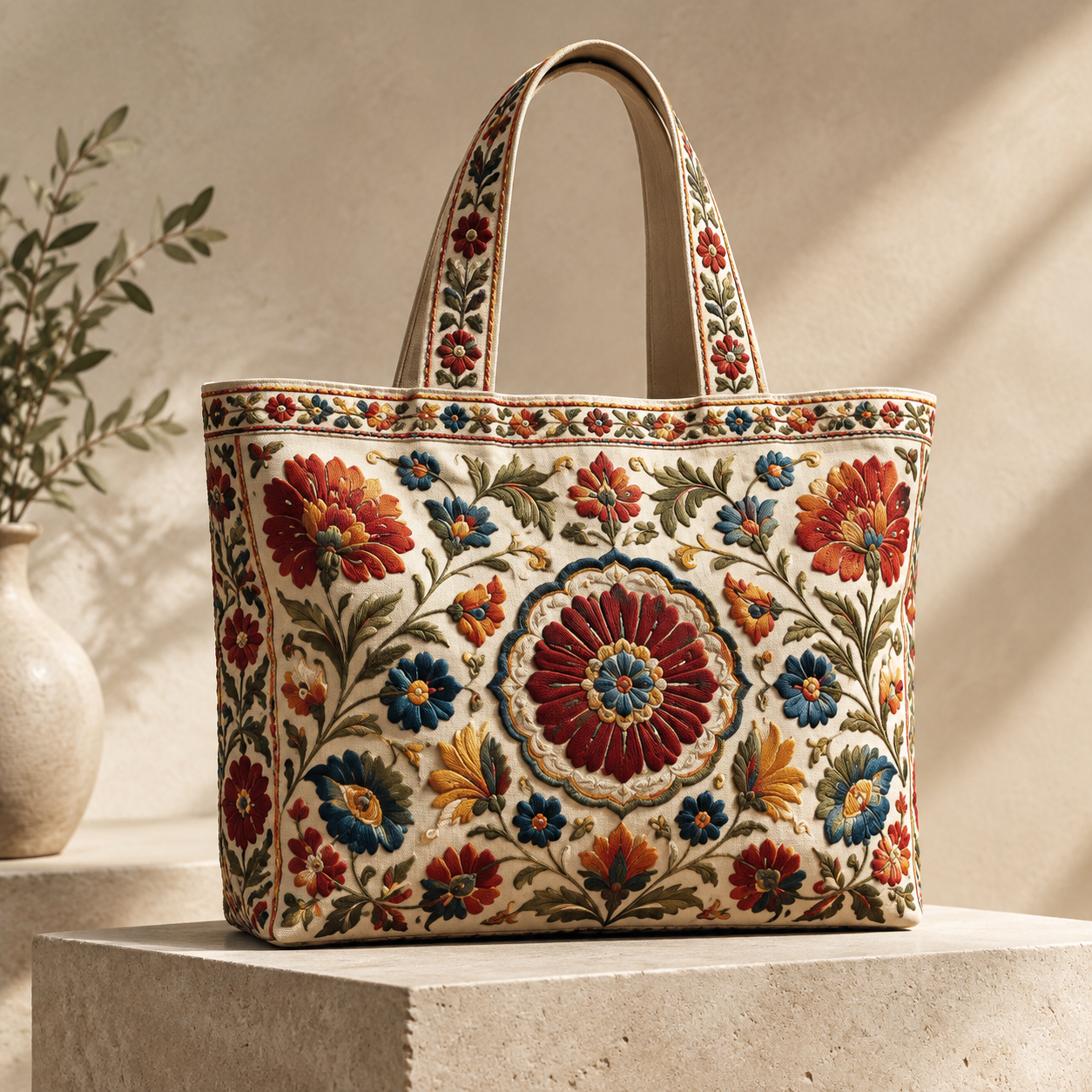 TelvaBag hand-embroidered and hand-woven bag atelier journal image