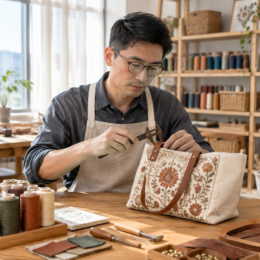 Master Zhou Zhenhua - TelvaBag Master Craftsman